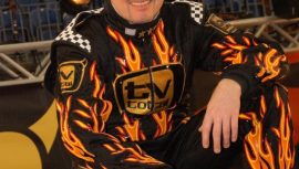 Ein Foto von Stefan Raab bei der Stockcar Challenge