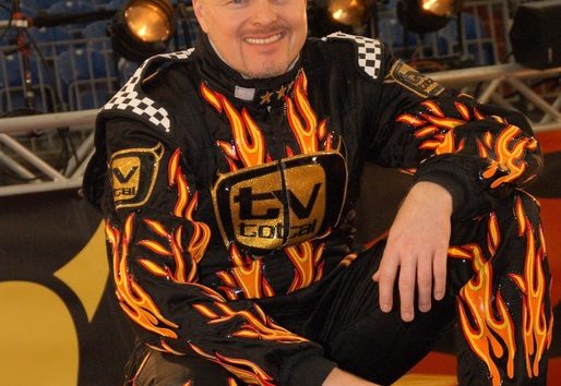 Ein Foto von Stefan Raab bei der Stockcar Challenge