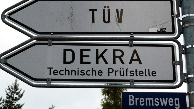 Der Weg zu Tüv und dekra