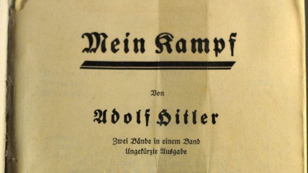 Der Schmutztitel von Mein Kampf