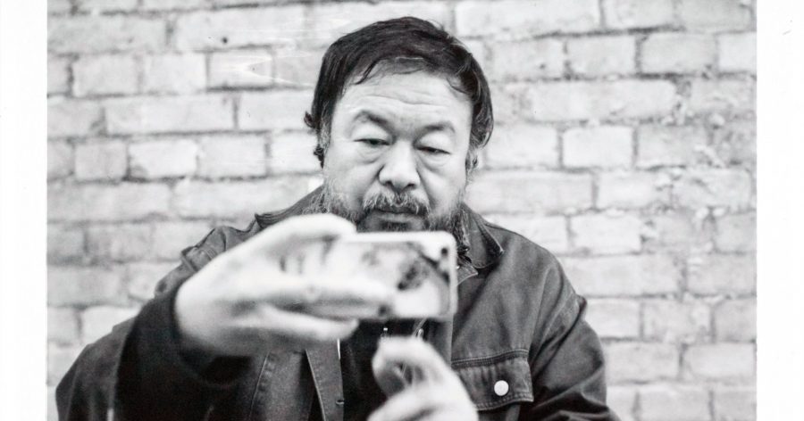 Der chinesische Künstler Ai WeiWei in Berlin Prenzlauer Berg