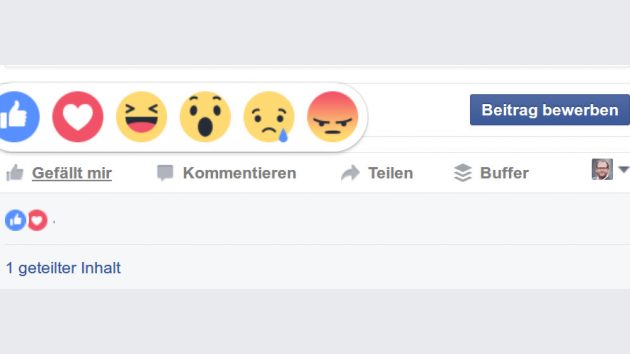 Facebook Reactions Emoji