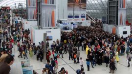 Die Besucher der Leipziger Buchmesse