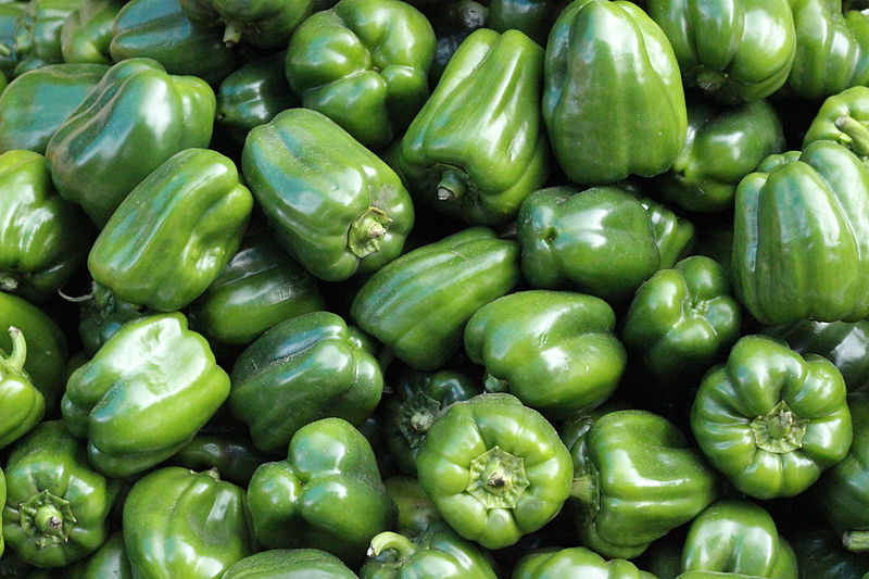 zu 1 - grüner Paprika - Foto Malyadri - Creative Commons Lizenz