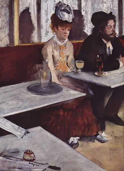 zu 7 - Edgar Degas - L'Absinthe - 1876 - public domain