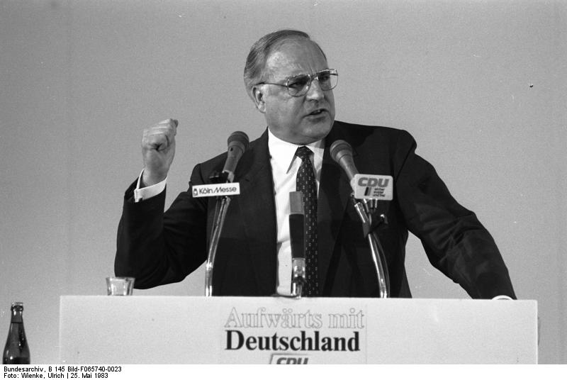 25.5.1983 31. Bundesparteitag der CDU in der Congress-Halle 8 der Kölner Messe.