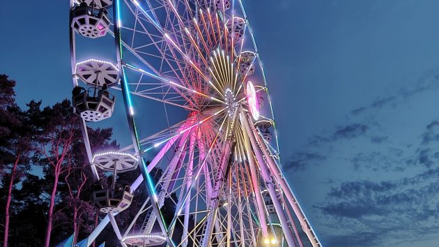 Ein Riesenrad auf dem Hurricane