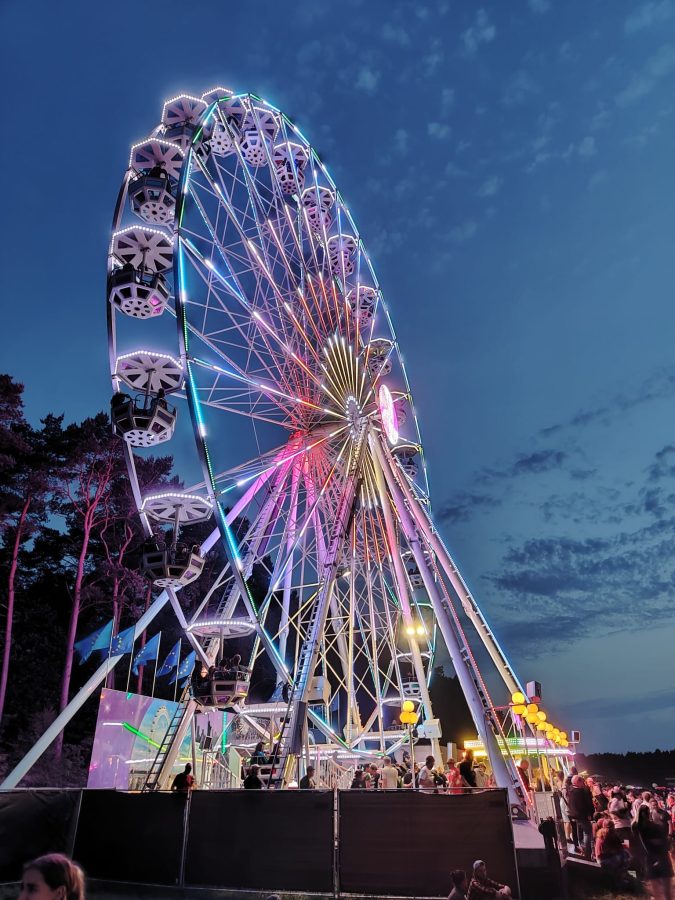 Ein Riesenrad auf dem Hurricane